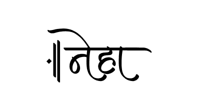 Neha Calligraphy Art — Neha calligraphy in Hindi