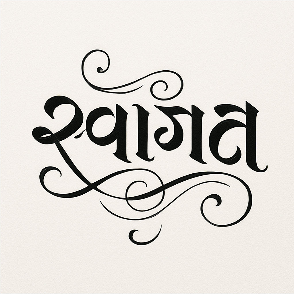 AI image generator rendering of સ્વાગત